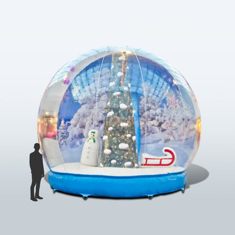 Inflatable Snow Globe Canada | Custom Made Giant Event Snow Globe - Deluxe Canopy
