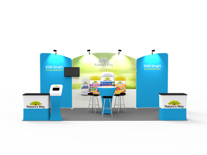 10x20FT Exhibition Booth Display DC-30 | Deluxe Canopy