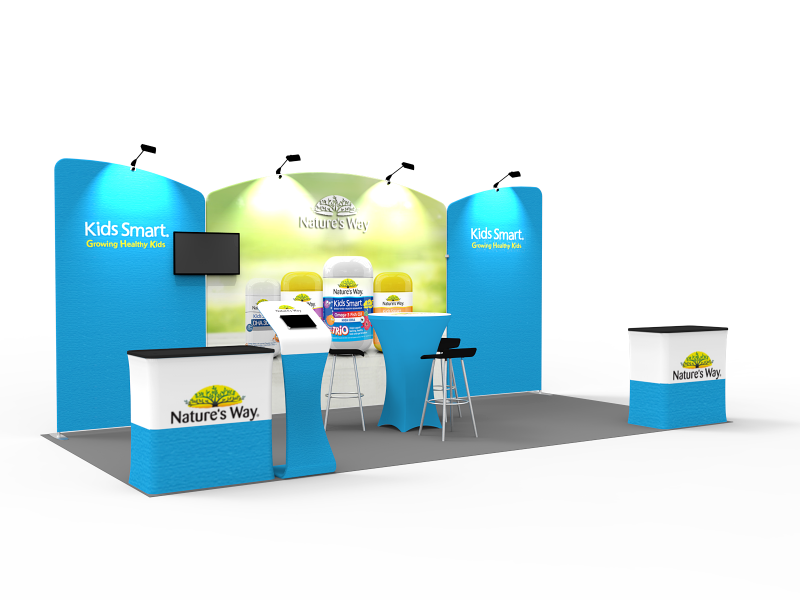 10X20 Trade Show Booth DC-16