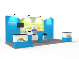10x20FT Exhibition Booth Display DC-16 | Deluxe Canopy