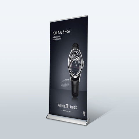 Retractable Banners Stands | Premium Banner Stand | Roll Up Banners - Deluxe Canopy