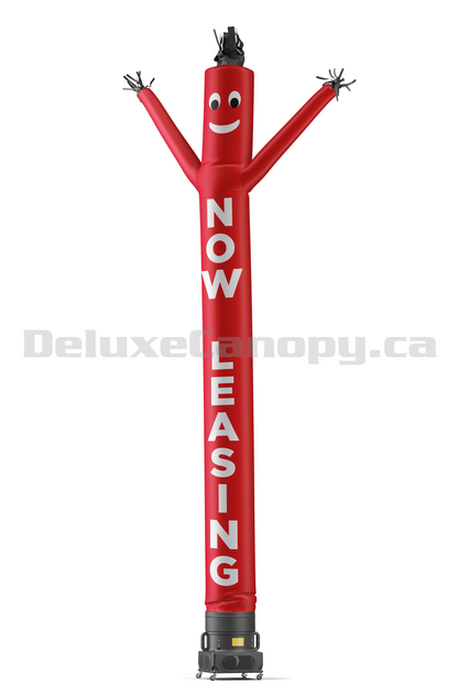 Check Cashing Air Dancers® Inflatable Tube Man Red with White Arms | Deluxe Canopy