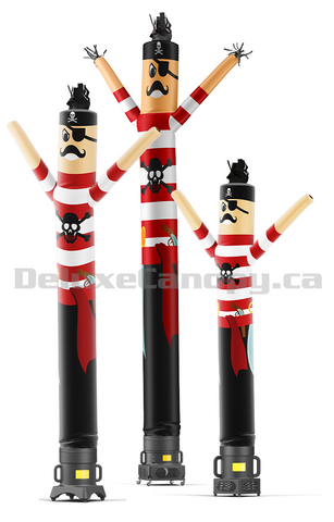 Pirate Air Dancers® Inflatable Tube Man | Deluxe Canopy