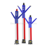 American Flag Air Dancers® Inflatable Tube Man | Deluxe Canopy