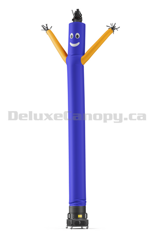 Air Dancers® Inflatable Tube Man Blue with Yellow Arms | Deluxe Canopy