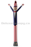 Uncle Sam Air Dancers® Inflatable Tube Man | Deluxe Canopy