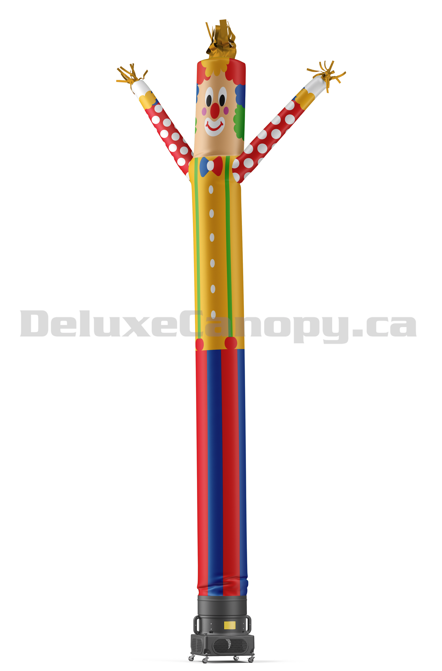 Clown Air Dancers® Inflatable Tube Man | Deluxe Canopy