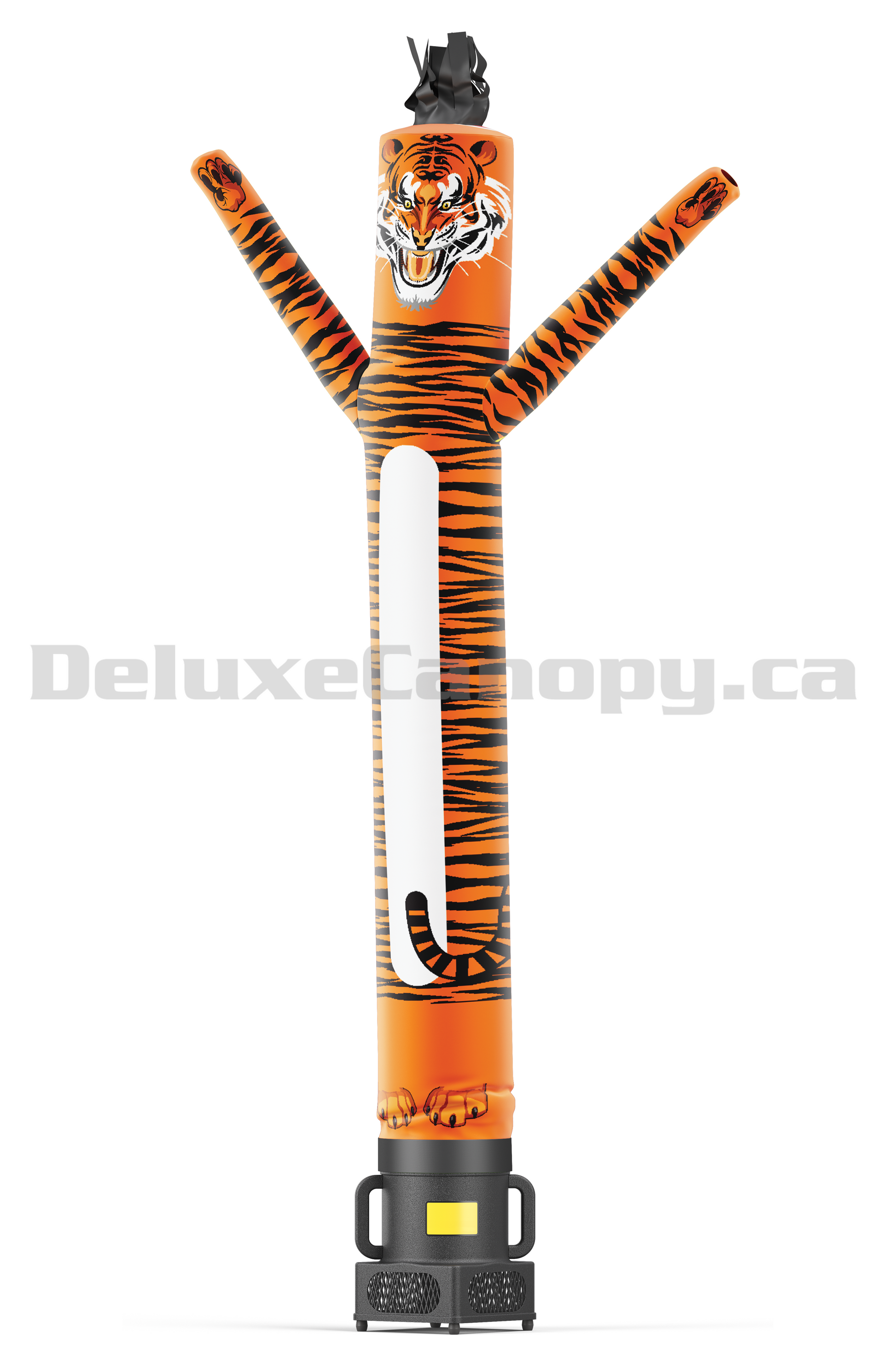 Tiger Air Dancers® Inflatable Tube Man Mascot | Deluxe Canopy