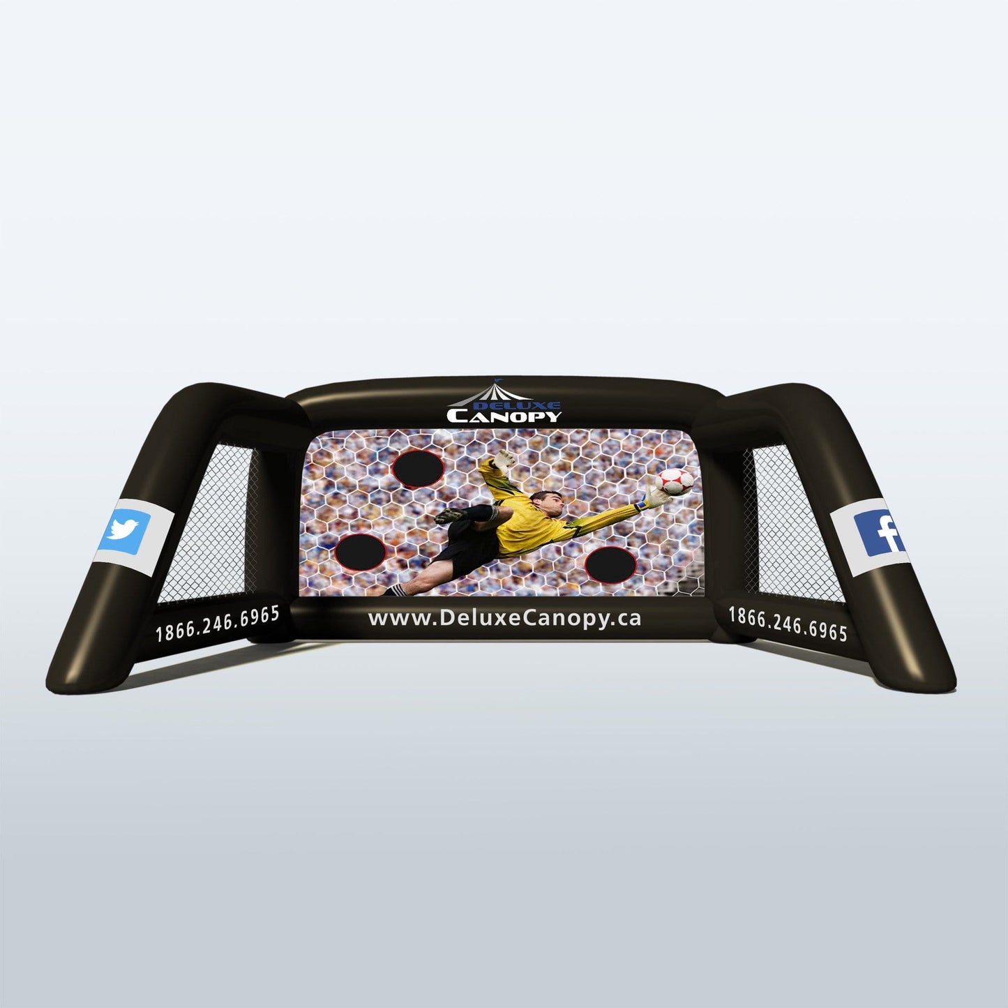 Inflatable Soccer Cages | Batting and Hitting Cage - Deluxe Canopy