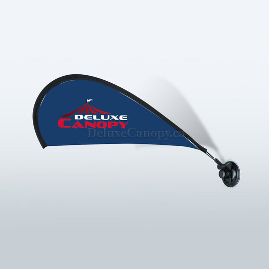 Custom Suction Cup Flags | Printed Promo Flags - Deluxe Canopy