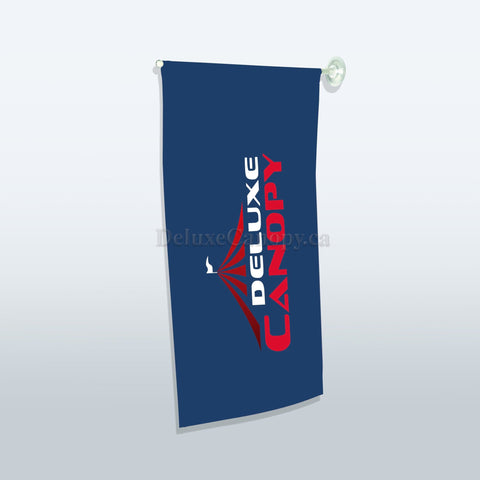 Custom Window Suction Flags | Printed Promo Flags - Deluxe Canopy