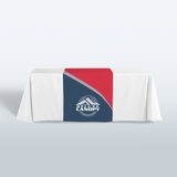 Custom Printed Table Covers Edmonton | Throw Tablecloths with Logo & Graphics | Deluxe Canopy