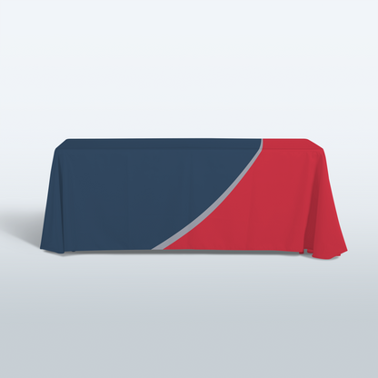 Custom Printed Table Covers Vancouver | Throw Tablecloths with Logo & Graphics | Deluxe Canopy