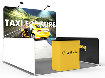 10x10ft Exhibition Booth Display DC-46 | Deluxe Canopy