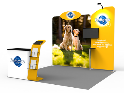 10x10ft Exhibition Booth Display DC-43 | Deluxe Canopy