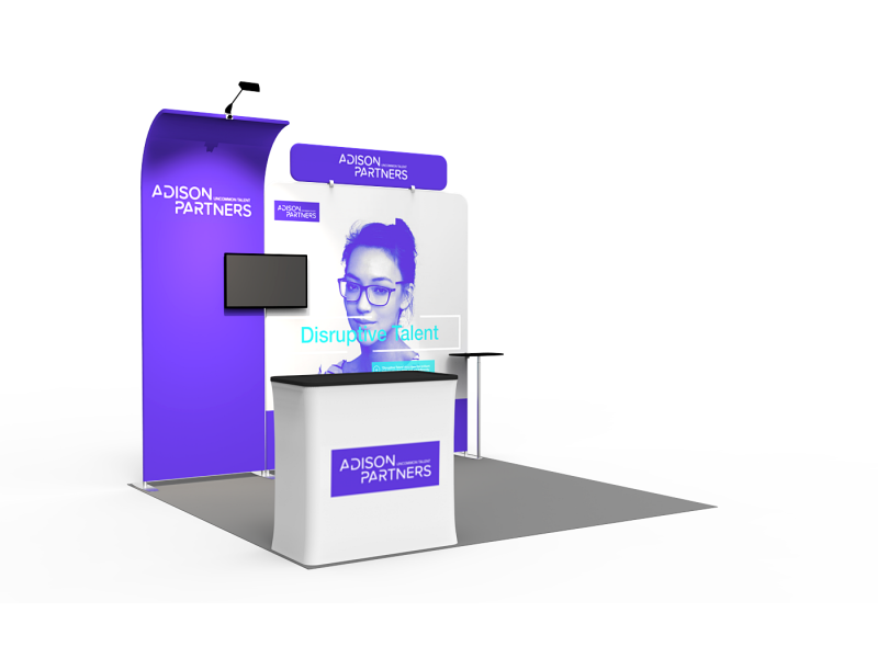 10X10 Trade Show Booth DC-02
