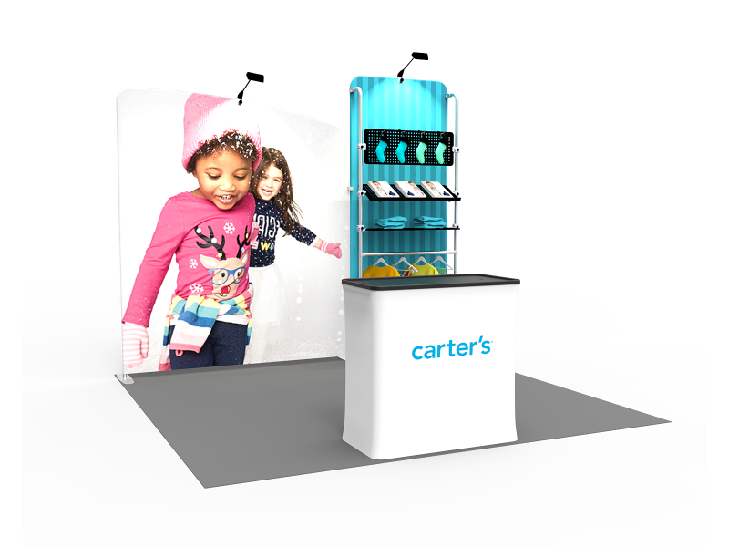 10x10ft Exhibition Booth Display DC-16 | Deluxe Canopy