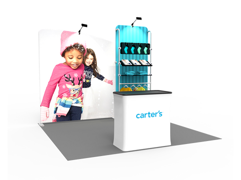 10x10ft Exhibition Booth Display DC-16 | Deluxe Canopy