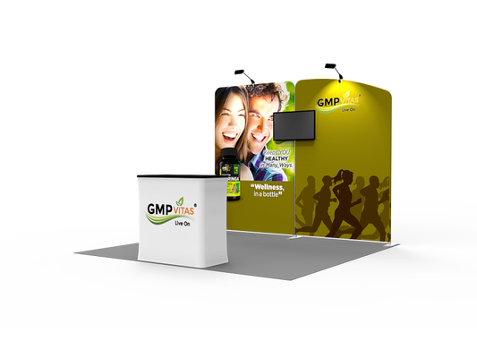 10x10ft Exhibition Booth Display DC-25 | Deluxe Canopy