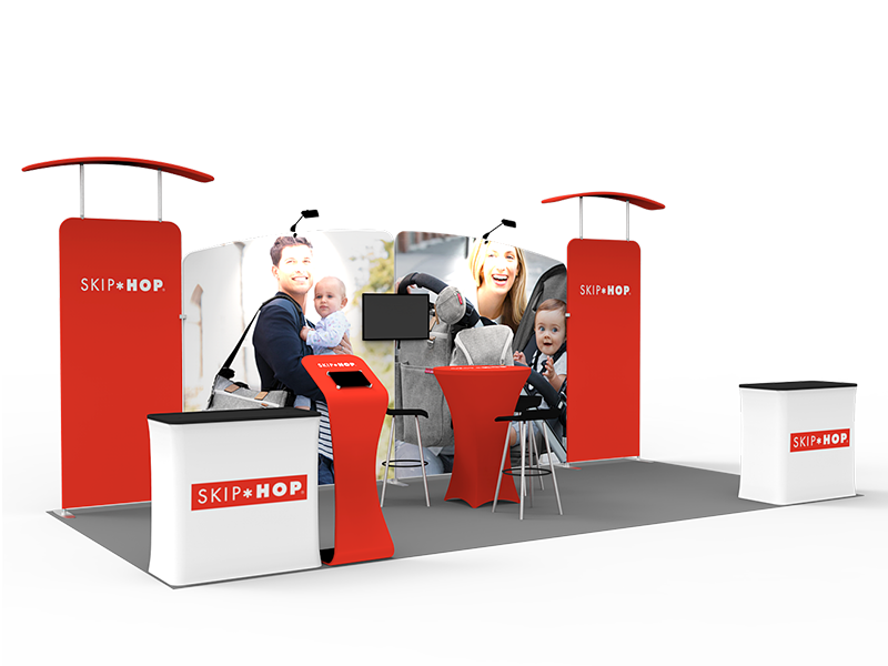 10x20FT Exhibition Booth Display DC-20 | Deluxe Canopy