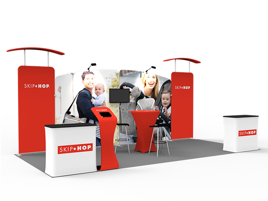 10x20FT Exhibition Booth Display DC-20 | Deluxe Canopy