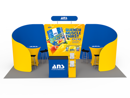 10x20FT Exhibition Booth Display DC-21 | Deluxe Canopy