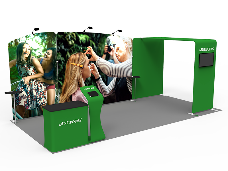 10x20FT Exhibition Booth Display DC-22 | Deluxe Canopy