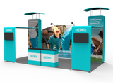 10x20FT Exhibition Booth Display DC-08 | Deluxe Canopy