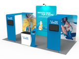 10x20FT Exhibition Booth Display DC-25 | Deluxe Canopy