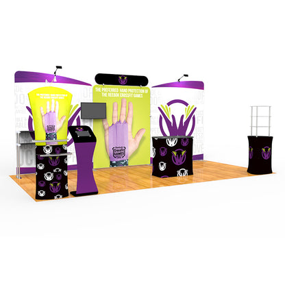 10x20FT Exhibition Booth Display DC-37 | Deluxe Canopy